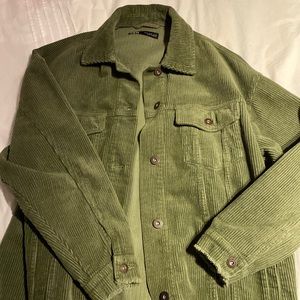 Zara Corduroy green jacket